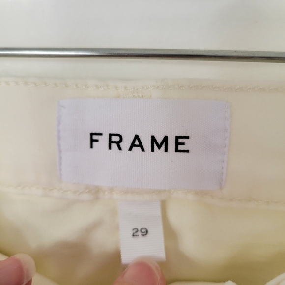 Frame le high skinny Pant in Cream color Size 29 - Picture 6 of 8